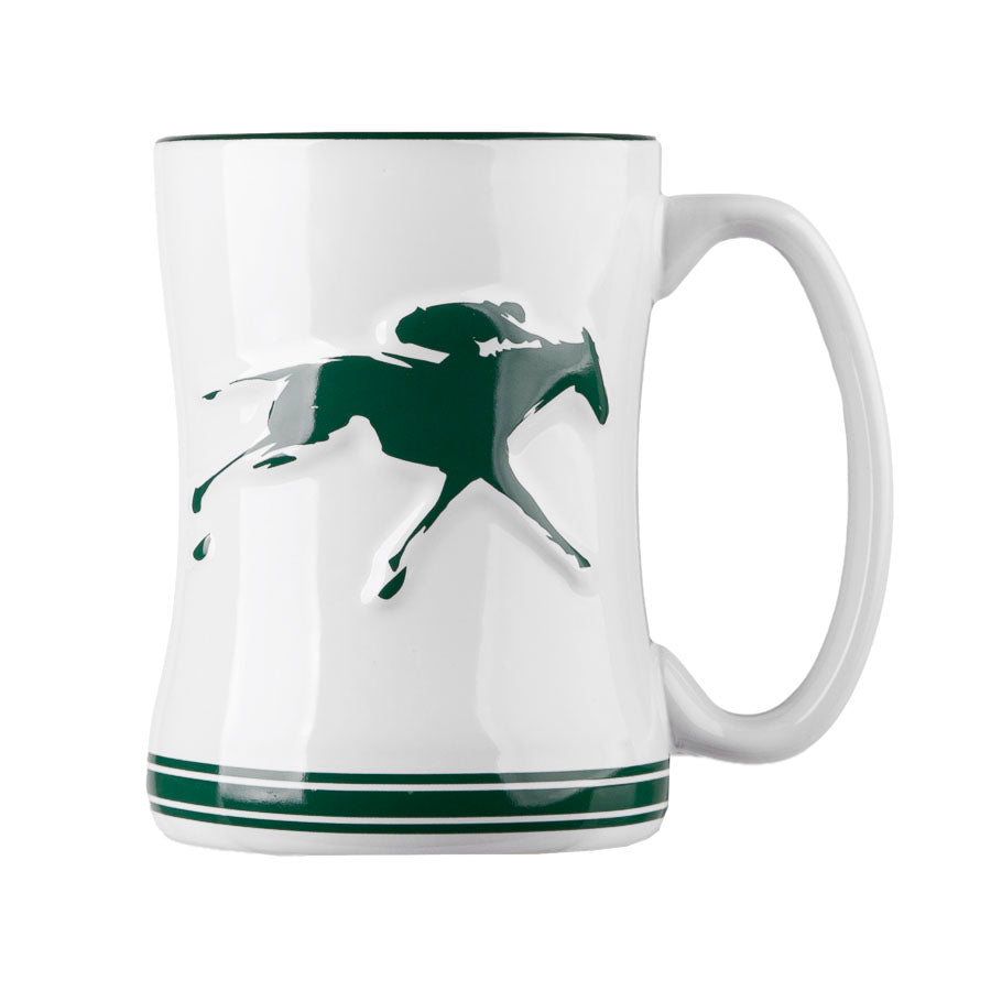 Keeneland Sculpted Mug
