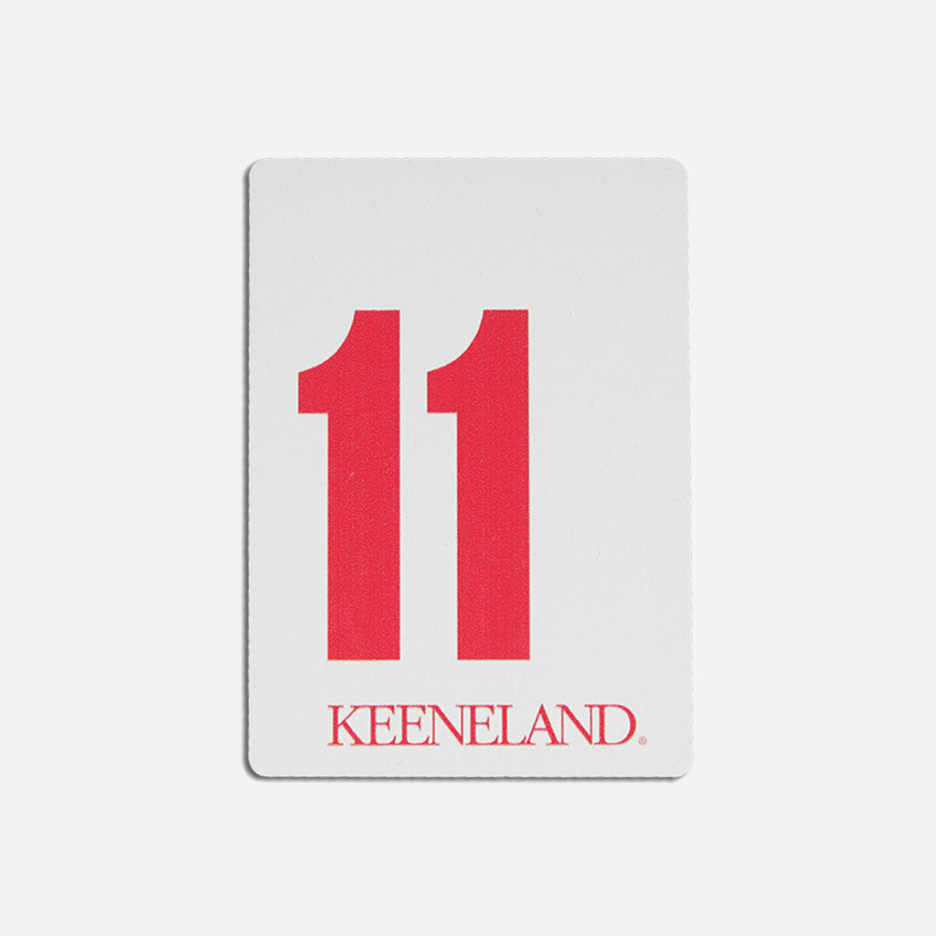 Keeneland Saddle Towel Wooden Magnet