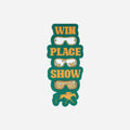 Keeneland Win Place Show Decal