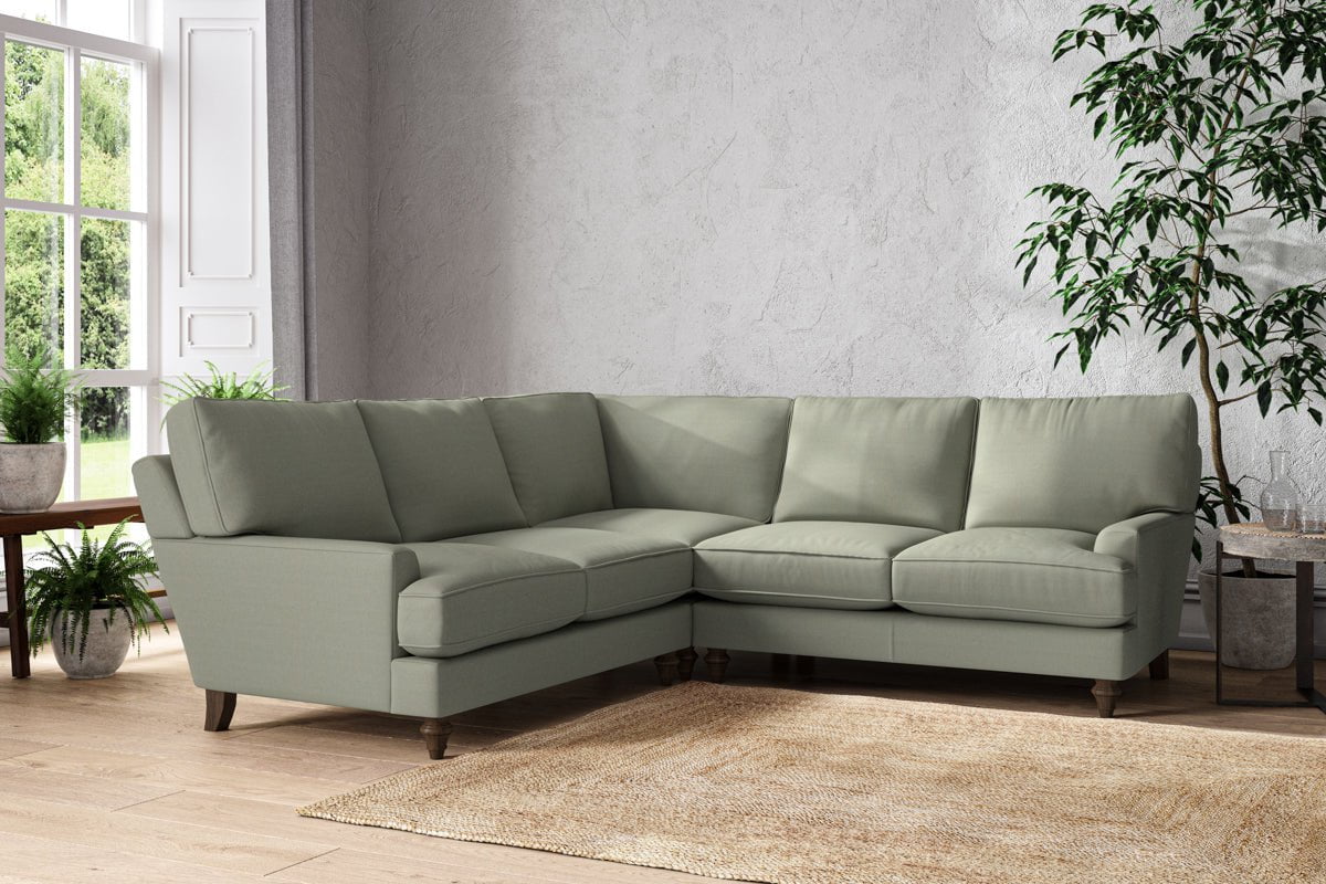 Marri Large Corner Sofa - Recycled Cotton Seaspray