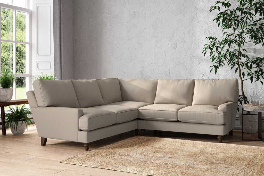 Marri Large Corner Sofa - Recycled Cotton Stone