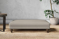 Marri Large Footstool - Recycled Cotton Flax