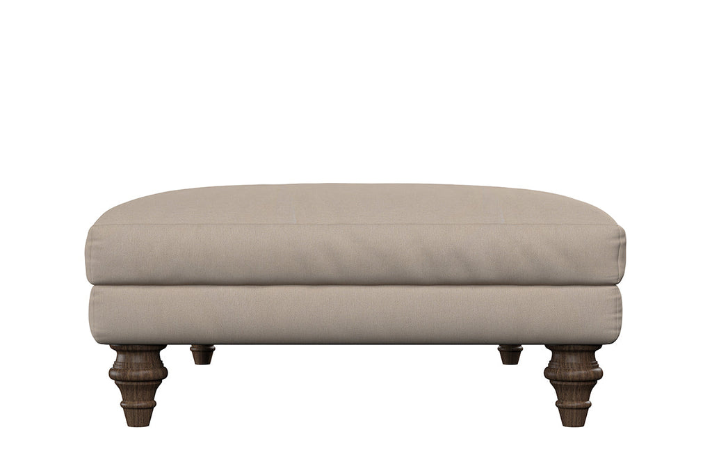 Marri Large Footstool - Recycled Cotton Horizon