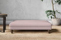 Marri Large Footstool - Recycled Cotton Lavender
