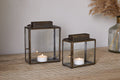 Obi Mini Table Lantern - Antique Brass