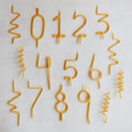 Handmade Beeswax Celebratory Candles