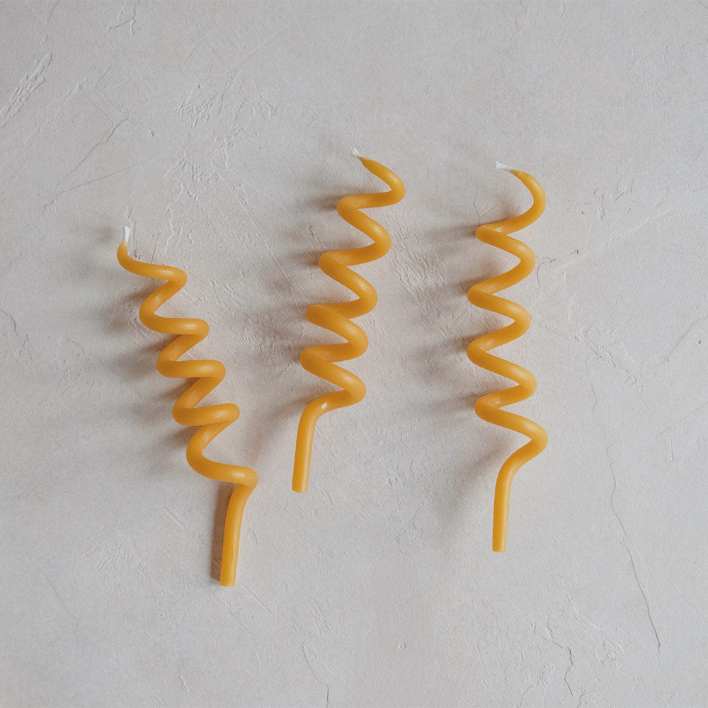 Handmade Beeswax Celebratory Candles