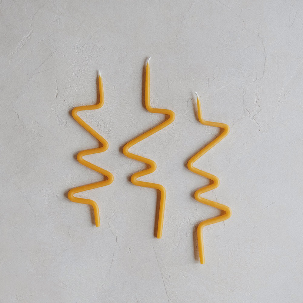 Handmade Beeswax Celebratory Candles