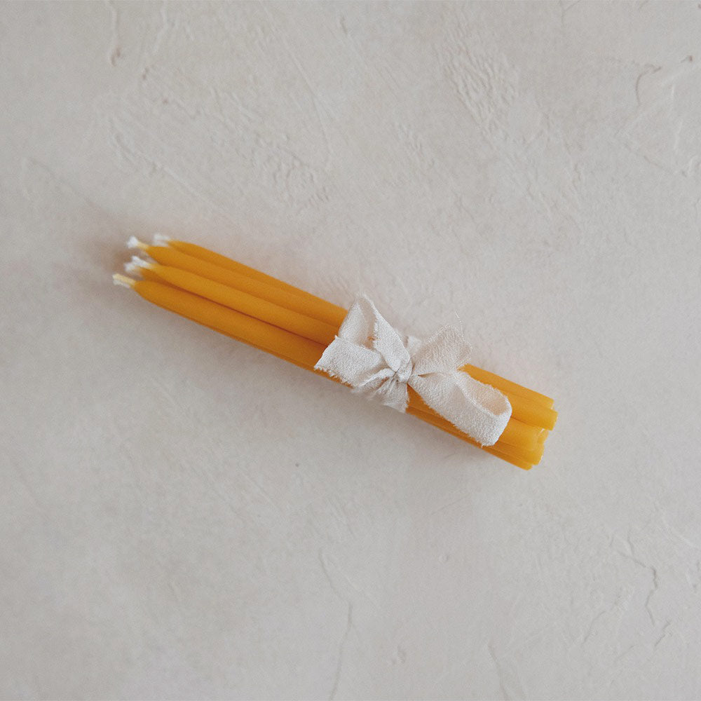 Handmade Beeswax Celebratory Candles