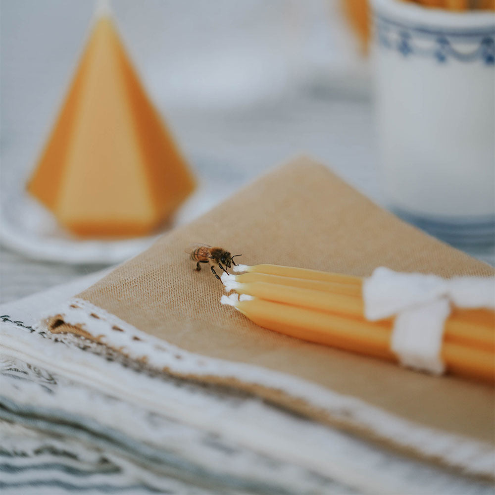 Handmade Beeswax Celebratory Candles